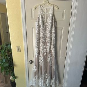David’s Bridal Wedding Dress (worn once) 16W